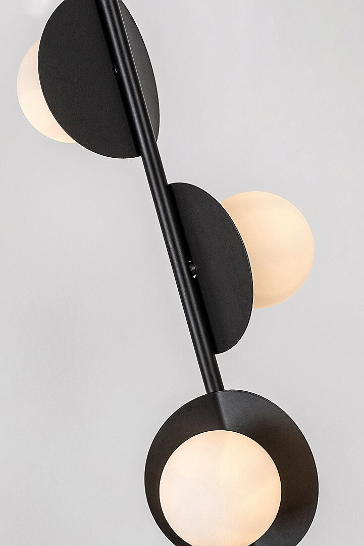 Lampadar Jules, negru, 3 x G9, H.160cm, IP20, Rabalux, 74223
