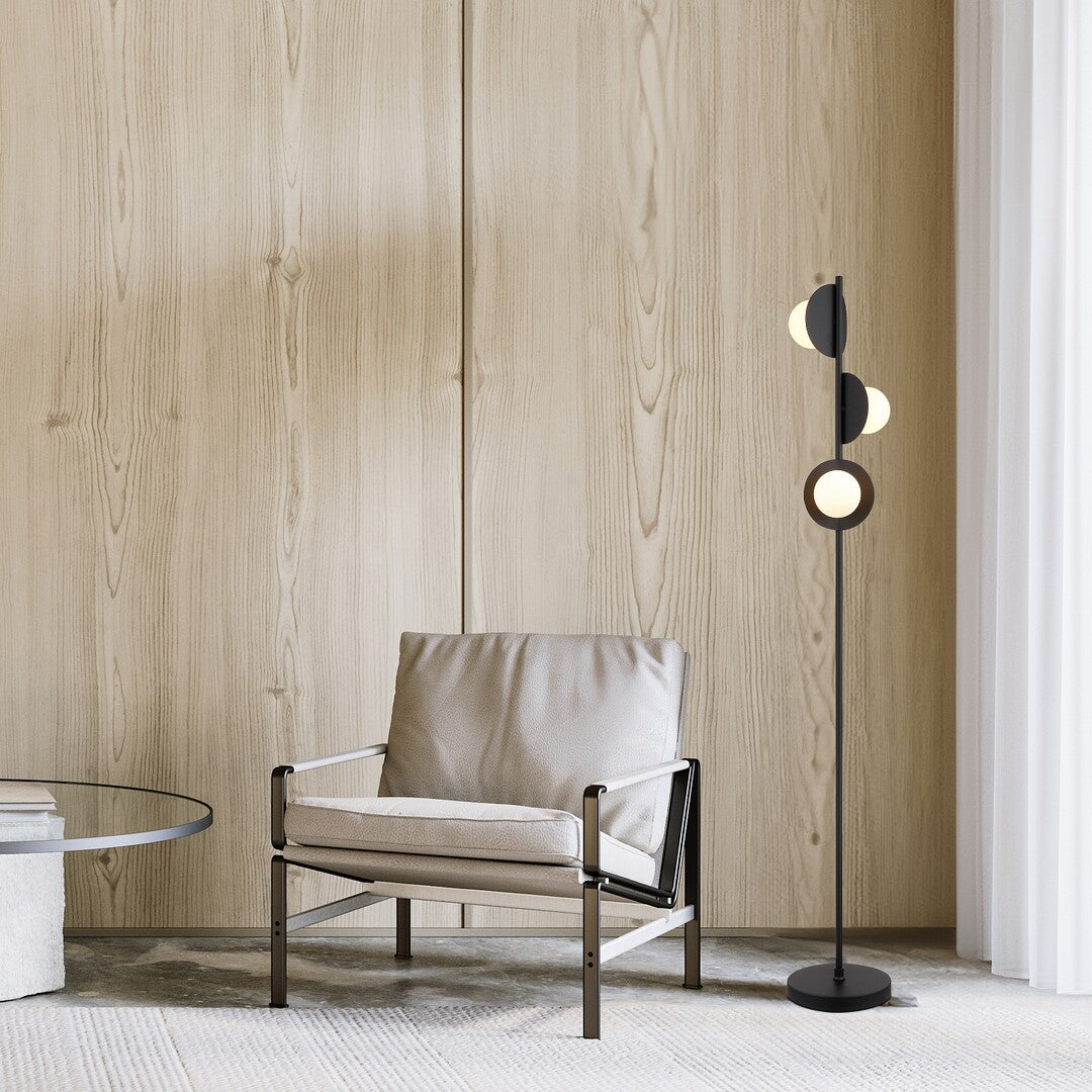Lampadar Jules, negru, 3 x G9, H.160cm, IP20, Rabalux, 74223