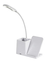 Veioza LED birou Cerie, alb, 4W, 200lm, 3000K, 4000K, 6500K, IP20, Rabalux, 74233