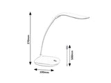 Veioaza LED birou Bedi, roz, 2W, 165lm, 4000K, IP20, Rabalux, 74236