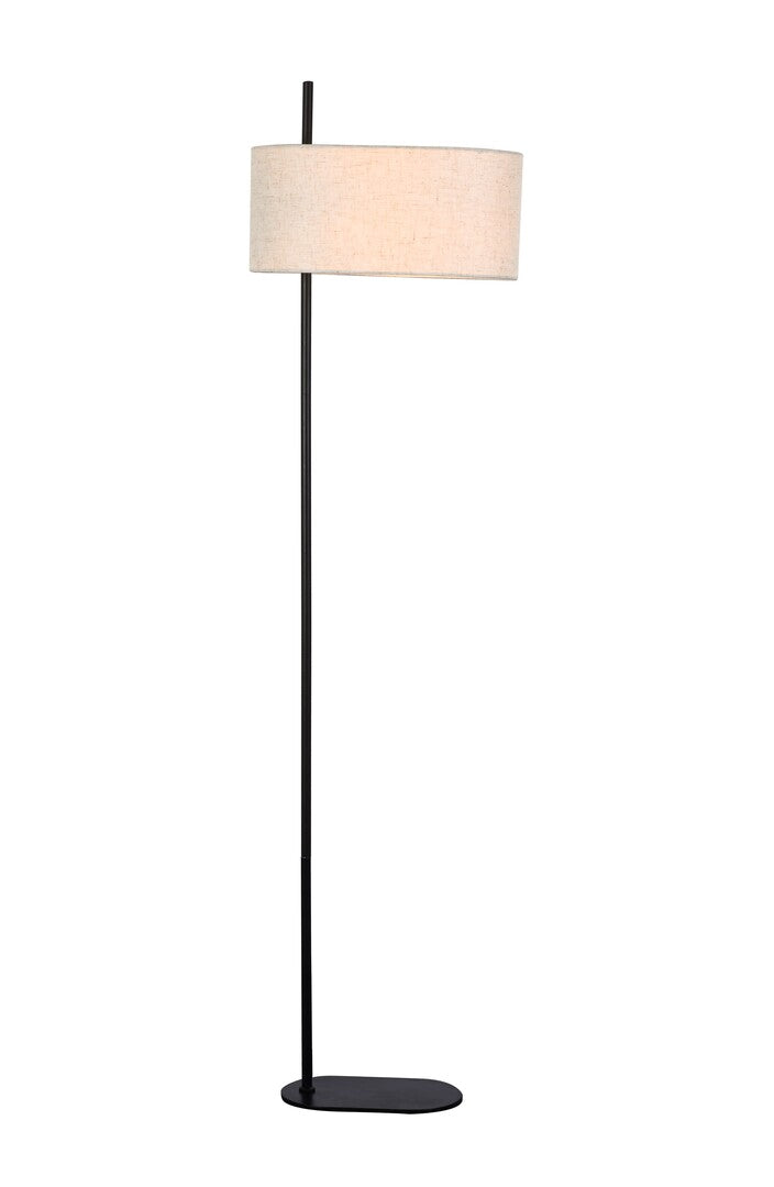 Lampadar Narmin, negru mat / bej, 1xE27, Rabalux 74240