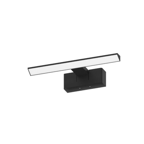 Aplica baie LED Loric, negru, 6W, 375lm, 4000K, L.30cm, IP44, Rabalux, 75024