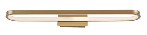 Aplica baie LED Odran, auriu, 18W, 1350lm, 4000K, L.60cm, IP44, Rabalux, 75056