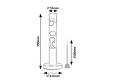 Veioza lava Lavastic, negru, LED 25W, D.5,5,IP20, Rabalux, 76028