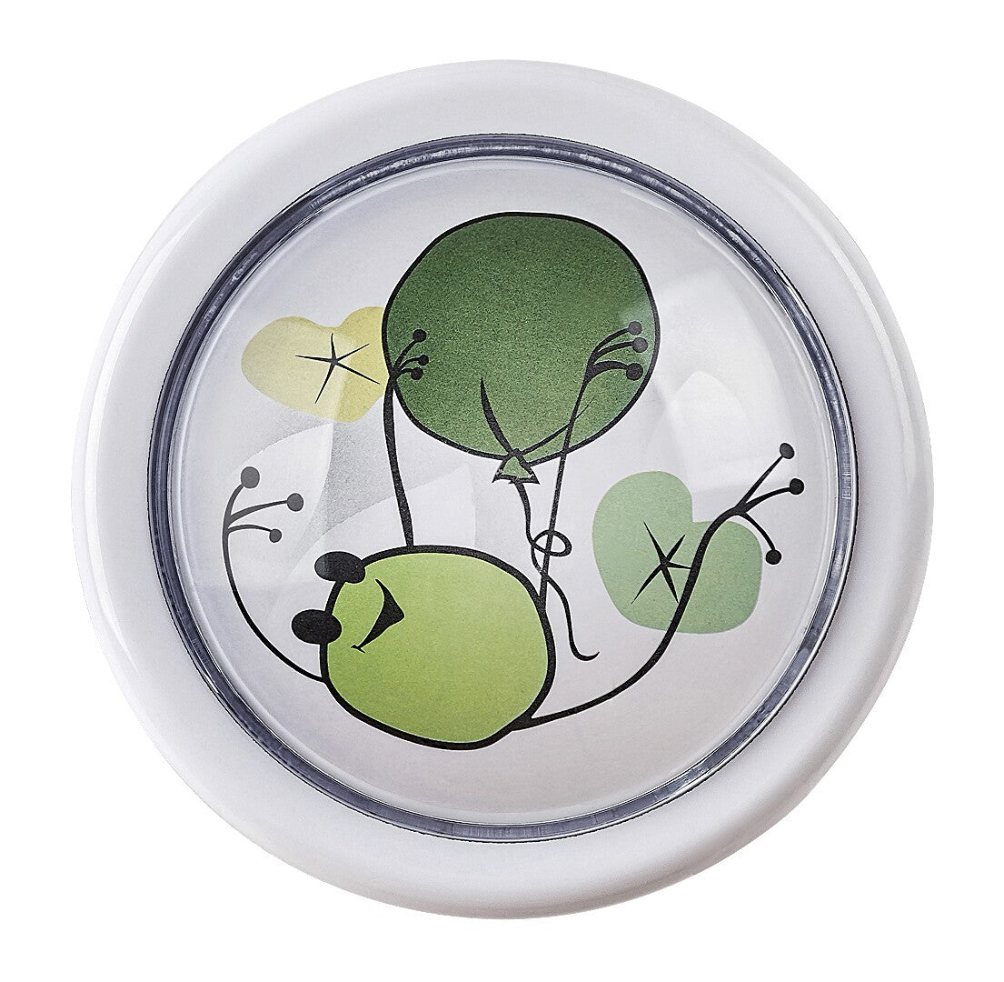 Lampa de veghe LED pentru copii Froggo, alb, 0,3W, D.10cm ,IP20, Rabalux, 76071