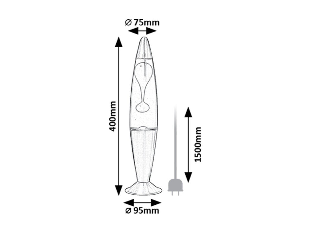 Veioza lava Lollipop 3, LED, 29 lumeni, Rabalux 76106