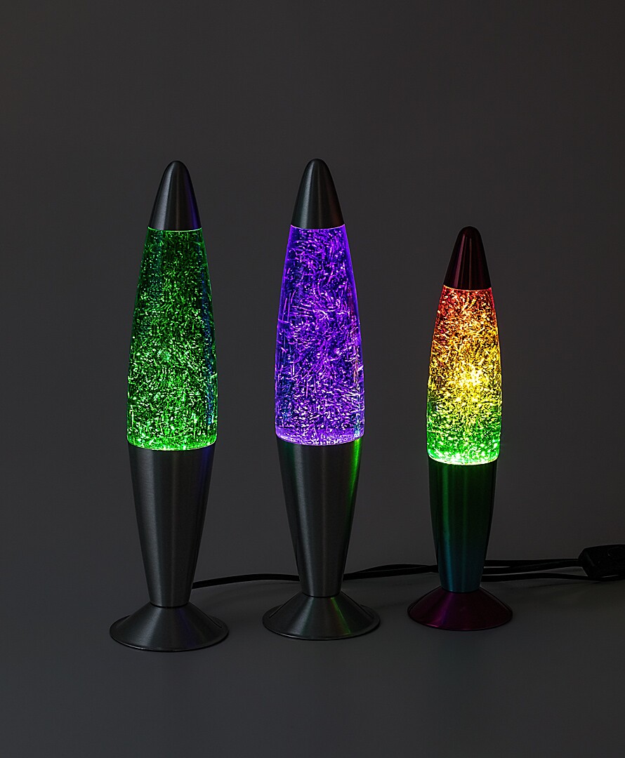 Veioza LED copii Glitter2, argintiu, 25W, D.7,5,IP20, Rabalux, 76113