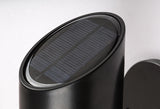 Aplica LED exterior solara Lutto, negru, 1W, IP44, Rabalux, 77030