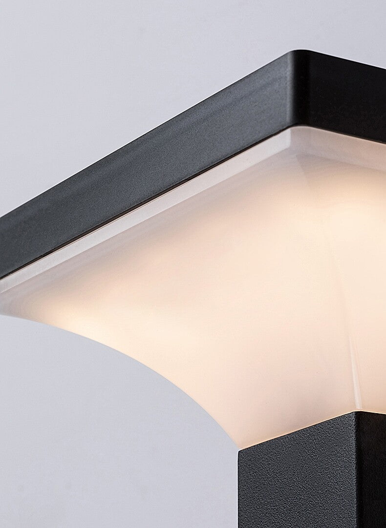 Aplica LED exterior solara Geleen, negru, 4W, IP44, Rabalux, 77044