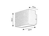 Aplica LED exterior Mataro, negru, 7W, 430lm, 4000K, IP54, Rabalux, 77073
