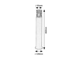Stalp exterior Haren, negru, 1 x E27, H.65, IP54, Rabalux, 77084