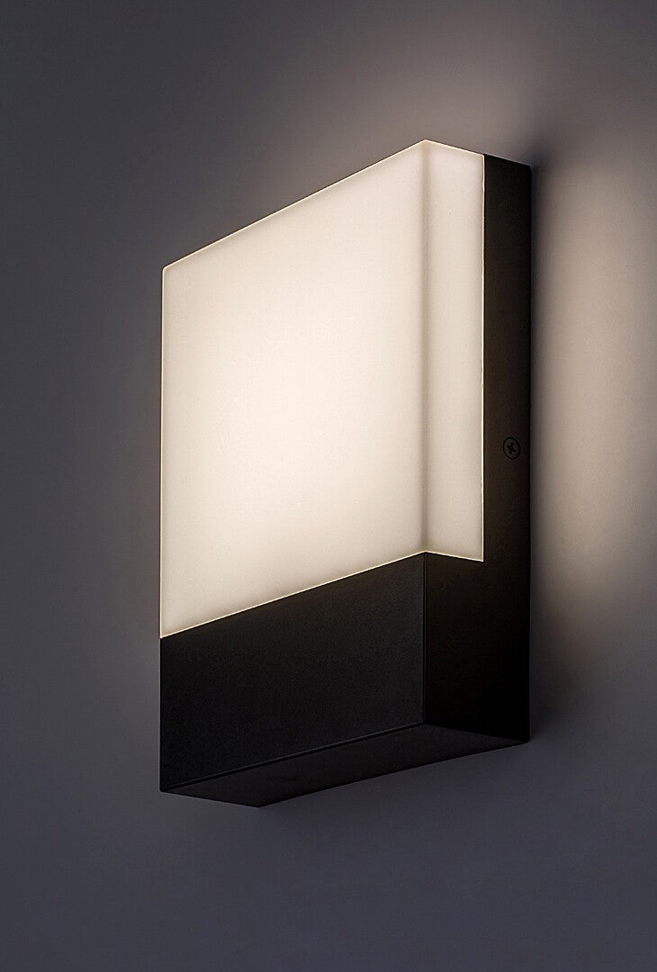 Aplica LED exterior Gimone, negru, 10W, 570lm, 4000K, IP44, Rabalux, 77097