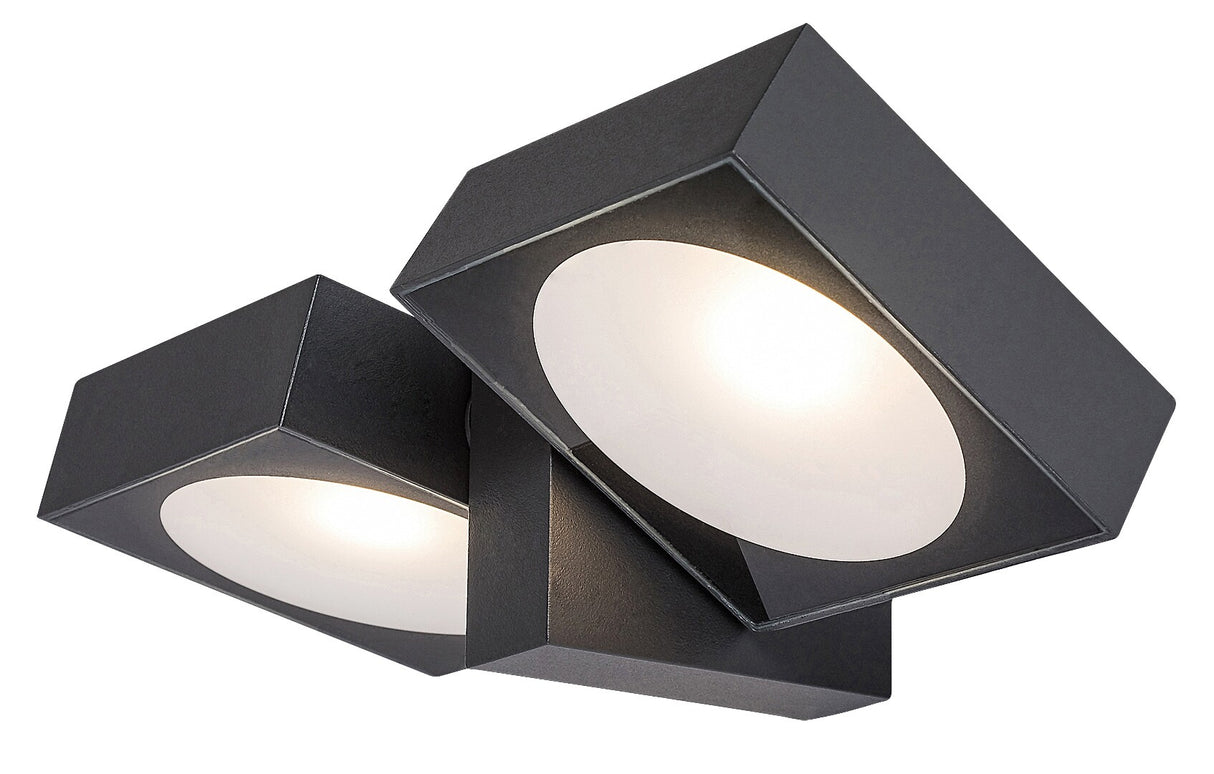 Aplica LED exterior Telde, antracit, 14W, 900lm, 3000K, IP54, Rabalux, 77101
