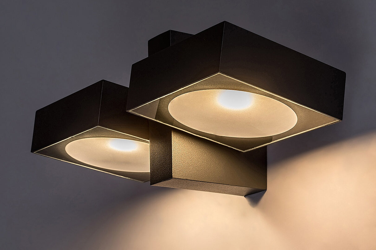 Aplica LED exterior Telde, antracit, 14W, 900lm, 3000K, IP54, Rabalux, 77101