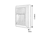 Aplica LED exterior Trento, antracit, 4W, 180lm, 4000K, IP65, Rabalux, 77105
