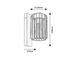 Aplica exterior Tarpa, negru, 1 x E27, IP44, Rabalux, 77106