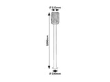 Stalp exterior Tarpa, negru, 1 x E27, H.100, IP44, Rabalux, 77108