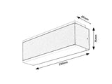 Aplica LED exterior Mataro, negru, 12W, 950lm, 3000K, IP54, Rabalux, 77114