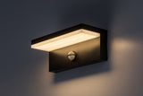 Aplica LED exterior Zaragoza, negru, 9W, 800lm, 2700K, 4000K, 6500K, IP54, Rabalux, 77115