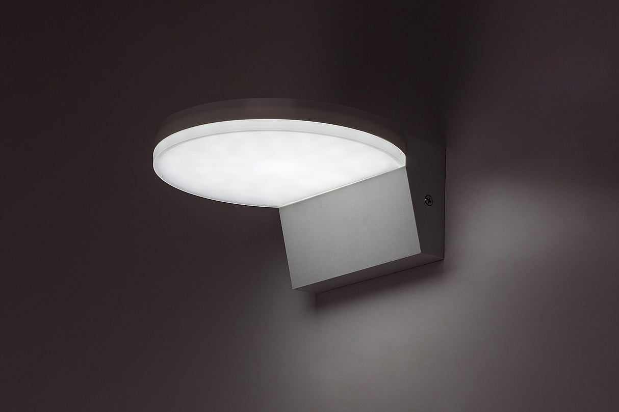 Aplica LED exterior Batida, alb, 9W, 950lm, 2700K, 4000K, 6500K, IP54, Rabalux, 77118