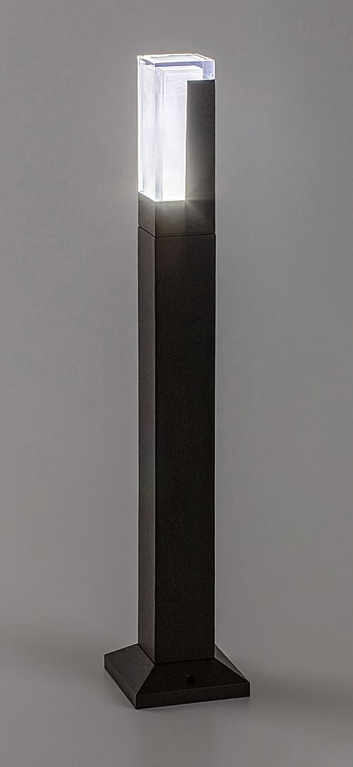 Stalp exterior LED Darvas, negru, 7W, 450lm, 2700K,4000K,6000K, H.60, IP54, Rabalux, 77128