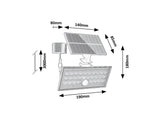 Aplica LED exterior Zavod, negru, 8W, 800lm, 5000K, IP65, Rabalux, 77129