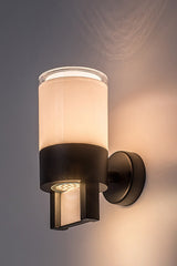 Aplica LED exterior Leitha, negru, 12W, 740lm, 3000K, IP44, Rabalux, 77130