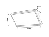 Aplica LED exterior Rapla2, negru, 18W, 1700lm, 2700K, 4000K, 6500K, IP65, Rabalux, 77150
