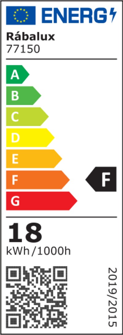 Aplica LED exterior Rapla2, negru, 18W, 1700lm, 2700K, 4000K, 6500K, IP65, Rabalux, 77150