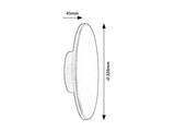 Aplica LED exterior Rust, gri, 15W, 1500lm, 2700K, 4000K, 6500K, IP65, Rabalux, 77152