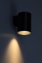 Aplica LED exterior Urfa, negru, 9W, 900lm, 2700K, 4000K, 6500K, IP65, Rabalux, 77154