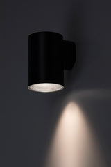 Aplica LED exterior Urfa, negru, 9W, 900lm, 2700K, 4000K, 6500K, IP65, Rabalux, 77154
