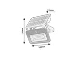 Aplica LED exterior Tarcal, negru, 6W, 1000lm, 3000K, 4000K, 6500K, IP65, Rabalux, 77159