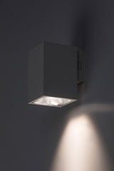 Aplica LED exterior Urfa, alb, 9W, 900lm, 2700K, 4000K, 6500K, IP65, Rabalux, 77163