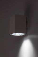 Aplica LED exterior Urfa, alb, 9W, 900lm, 2700K, 4000K, 6500K, IP65, Rabalux, 77163