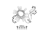 Ghirlanda LED exterior solara Zirc, negru, 3,6W, IP44, Rabalux, 77165