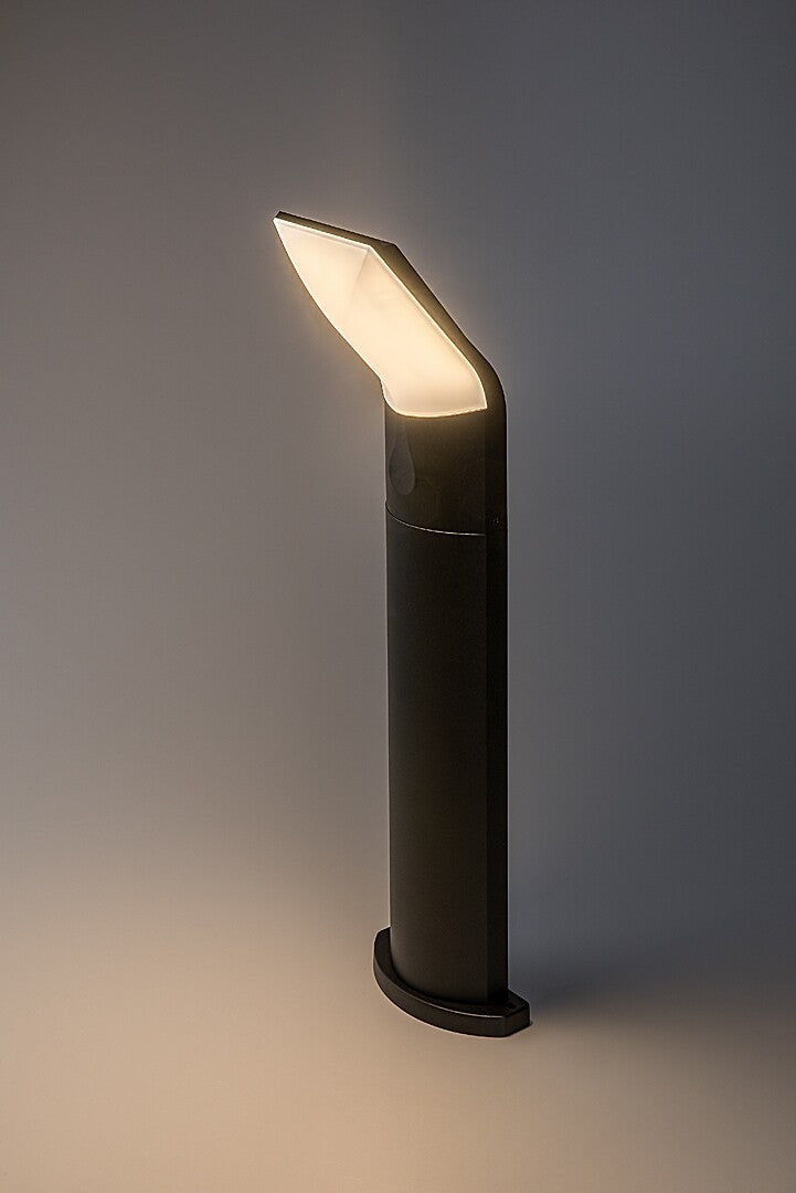 Stalp LED exterior LED Tolna, negru, 10W, 740lm, 3000K, H.67, IP54, Rabalux, 77173