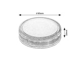 Lampa LED exterior solara Trillo, transparent, 0,3W, IP65, Rabalux, 77175