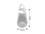 Lampa LED exterior solara Tapolca, alb, 0,16W, IP44, Rabalux, 77176