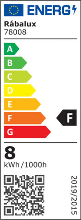 Corp led Bareg, alb, LED 8W, 800lm, 3000/4000K, IP20, Rabalux, 78008