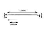 Corp led Bareg, negru, LED 4W, 350lm, 3000/4000K, IP20, Rabalux, 78012