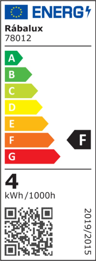 Corp led Bareg, negru, LED 4W, 350lm, 3000/4000K, IP20, Rabalux, 78012