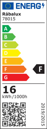Corp led Bareg, negru, LED 16W, 1400lm, 3000/4000K, IP20, Rabalux, 78015