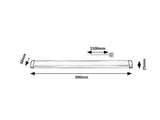 Corp led Lendva, argintiu, LED 3W, 220lm, 4000K, IP20, Rabalux, 78036