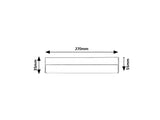 Corp led Band2, alb, LED 7W, 550lm, 4000K, IP20, Rabalux, 78046