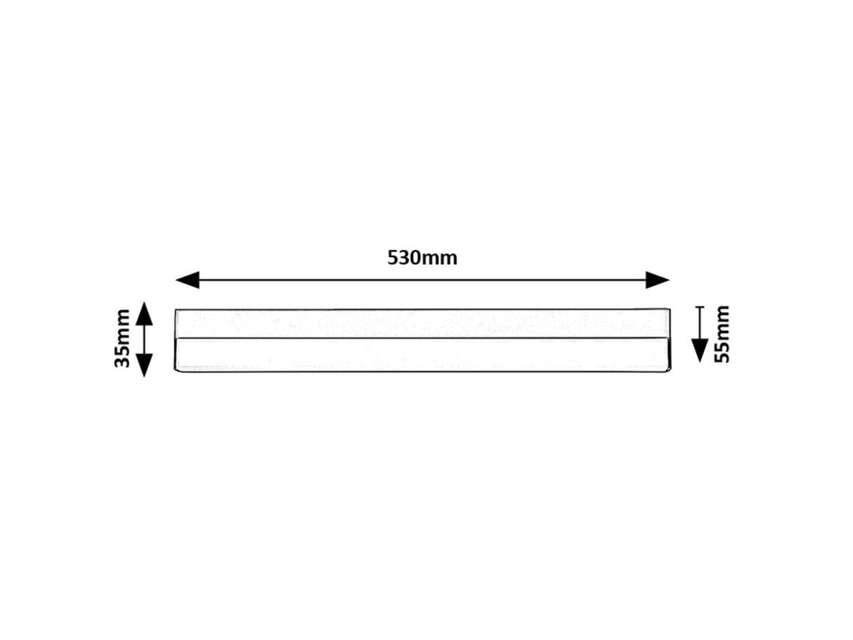 Corp led Band2, negru, LED 14W, 1050lm, 4000K, IP20, Rabalux, 78047