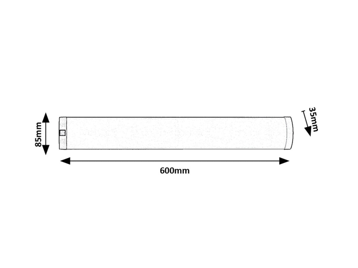 Corp led Soft2, argintiu, LED 8W, 450lm, 4000K, IP20, Rabalux, 78054