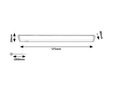 Aplica LED Easylight2, alb, 10W, 750lm, 4000K, IP20, Rabalux, 78059