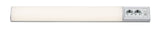Corp led cu intrerupator si 2 prize Bath 2, alb, LED 15W, 1350lm, 4000K, L.70cm, Rabalux, 78065