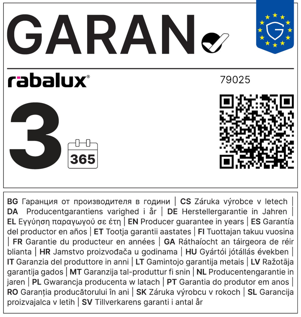 Banda led, 16W, alba naturala, 4000K, 1500lm, 5M, IP20, 220V, Rabalux 79025